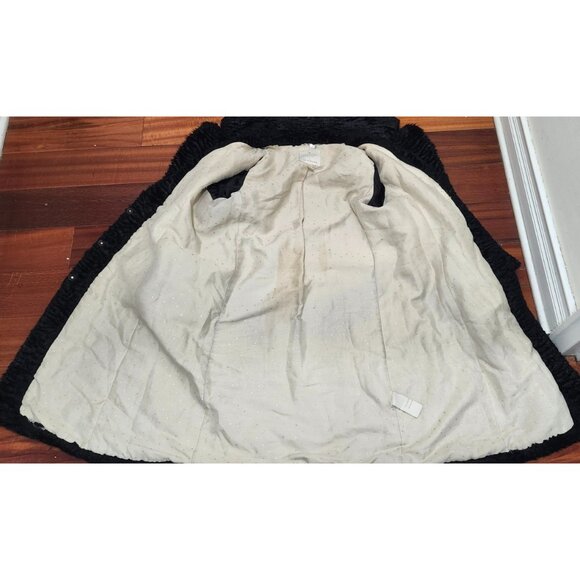 Kate Spade New York Faux Fur Coat Women’s M Elegant Textured Plush Winter Jacket - Picture 11 of 14